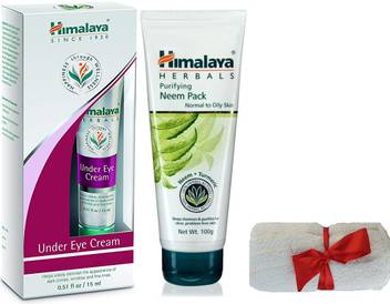Himalaya Under Eye Cream Neem Face Pack Face Towerl Price In India Buy Himalaya Under Eye Cream Neem Face Pack Face Towerl Online At Flipkart Com