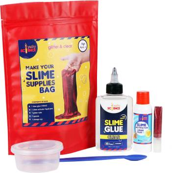 Yucky Science Slime Making Supplies Bags Glitter And Clear Age