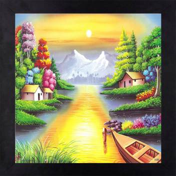 Craftsfest Craftsfest Beautiful Scenery Painting Ink 14 Inch X 14