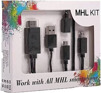 Footloose Mhl To Hdmi Media Adapter Kit Universal Mhl Micro Usb To Hdmi Cable Hdtv Adapter 2 M Mhl Cable Footloose Flipkart Com