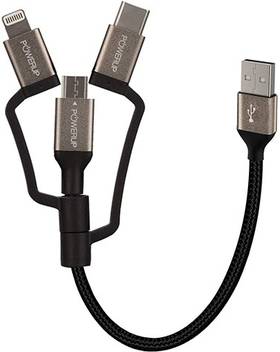 Power Up 3 In1 Mini Usb Charging Cable 12cm 0 12 M Micro Usb Cable Power Up Flipkart Com