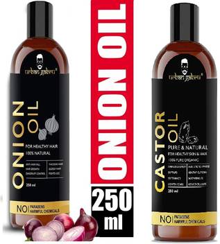 Urbangabru Onion Oil 250ml Castor Oil 250ml For Men Women Hair
