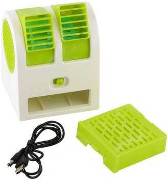 Casadomani Portable Mini Air Cooling Fan For Desk And Office With Battery And Usb Operated Mini