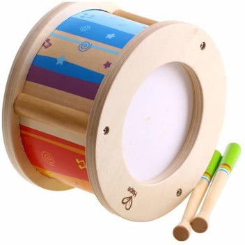 wooden drum kit toy