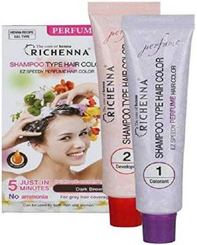 Richenna Ez Speedy Perfume Hair Color Brown 6 Hair Color Price