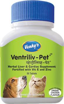 Venky S Ventriliv Pet Liver Supplement 50 Tablets For Dogs Cats