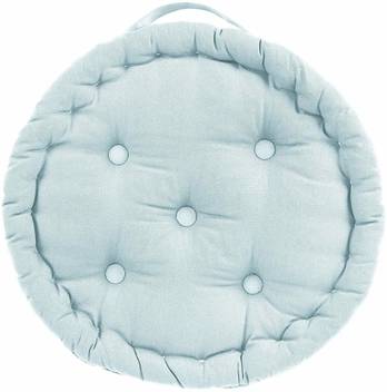 Encasa Homes Cotton Plain Round Floor Cushion Pack Of 1 Buy