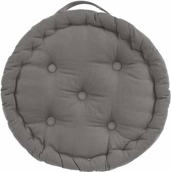 Encasa Homes Cotton Plain Round Floor Cushion Pack Of 1 Buy