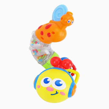caterpillar rattle toy
