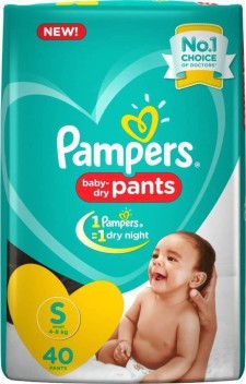 Pampers baby dry S 40 Pant Diaper - S 