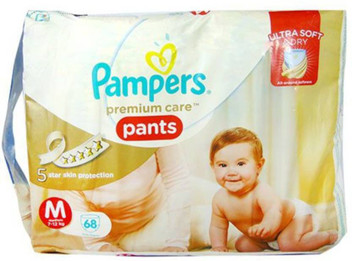 flipkart pampers medium pants