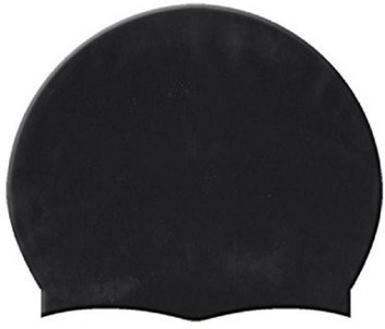 black swim cap