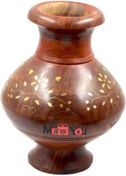 Me You Beautiful Pitcher Shape Wooden Flower Vase Wooden Vase