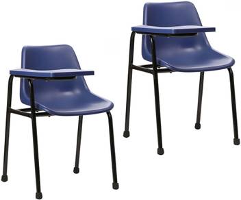 Lakdi The Furniture Co Combo Set Of Pp Single Arm Student Chair With Writing Pad For Study Room Classroom College Nylon Study Arm Chair Price In India Buy Lakdi