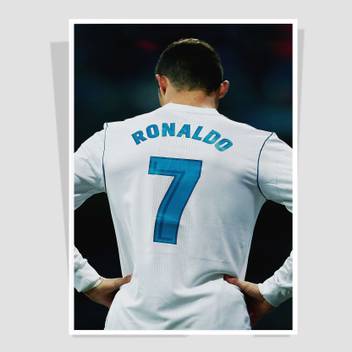 Cristiano Ronaldo Cr7 For Office Decor Room Wall Poster Painting Collection Grace Any Place Paper Print Sports Posters In India Buy Art Film Design Movie Music Nature And Educational Paintings Wallpapers On the road, madrid will wear a clean, simple black jersey with accent color teal on the logos, cuffs and side stripes.