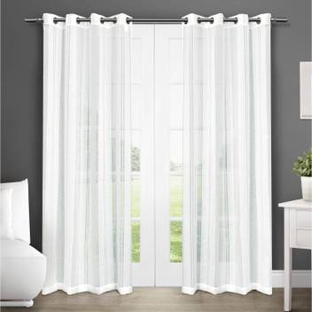 Exclusive Home 96 Cm 3 Ft Polyester Window Curtain Pack Of 2