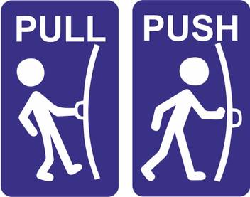 Signever Push Pull Sign Bored For Glass Door Home Office Hospital Mall Busines 15x12cm Emergency Sign Price In India Buy Signever Push Pull Sign Bored For Glass Door Home Office Hospital