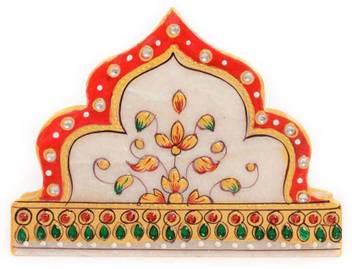 Vaishnavi Art Collection Marble Mehrab Flower Painting Nepkin