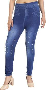 flipkart denim jeggings