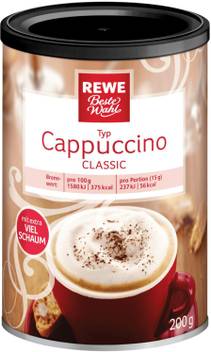 Rewe Beste Wahl Typ Cappuccino Classic 0g Instant Coffee Price In India Buy Rewe Beste Wahl Typ Cappuccino Classic 0g Instant Coffee Online At Flipkart Com