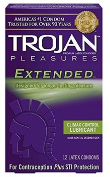 trojan condoms extended pleasure
