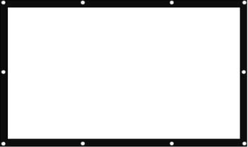 Mezire Eye64 Projector Screen Eyelet 6 X 4 Feet Projector Screen Width 500 Cm X 44 5 Cm Height Price In India Buy Mezire Eye64 Projector Screen Eyelet 6 X 4 Feet