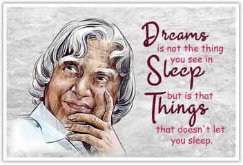 Thought Of A P J Abdul Kalam Paper Poster Paper Print Quotes Motivation Posters In India Buy Art Film Design Movie Music Nature And Educational Paintings Wallpapers At Flipkart Com