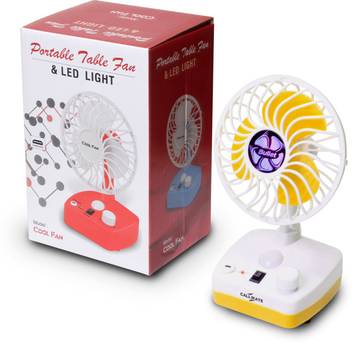 Callmate Cool Fan Portable Rechargeable Usb 8 Inch 7 Speed Table Desk Fan With Extra Bright Led Light Rechargeable Fan Price In India Buy Callmate Cool Fan Portable Rechargeable Usb 8