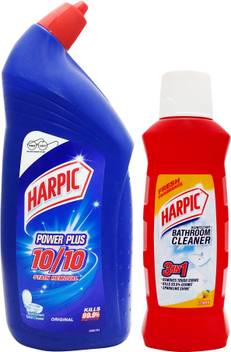 Harpic Power Plus Original Liquid Toilet Cleaner With Bathroom Cleaner Buy Baby Care Products In India Flipkart Com