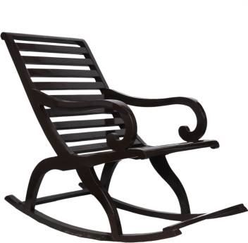 Confortofurnishing Solid Wood 1 Seater Rocking Chairs Price In