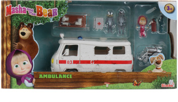 masha playset ambulance
