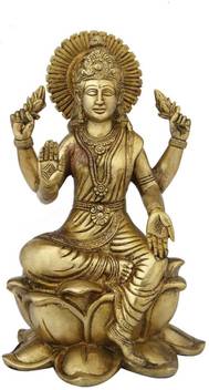Statuestudio Handcrafted Laxmi Devi Brass Idol For Home Pooja Hindu Goddess Murti Lakshmi Maa Statue Home D Cor Office Large Size Big Gift Idol Fengshui Vastu 10 Decorative Showpiece 28 Cm Price You will find goddess lakshmi statues. statuestudio