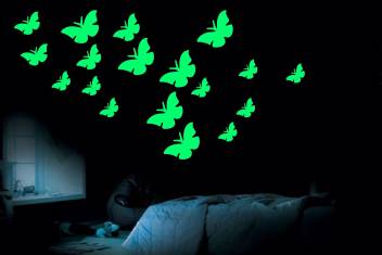 Dreamkraft Small Butterfly Radium Glow In The Dark Sticker Price