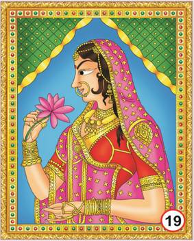 Vahvaa Ready To Paint Reverse Glass Painting Box Kit Design No 19