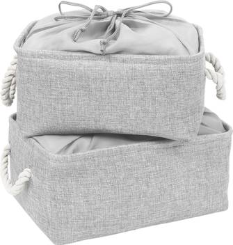 Homestorie Eco Friendly Cloth Storage Basket Bin Organizer Storage