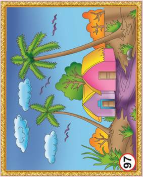Vahvaa Ready To Paint Reverse Glass Painting Box Kit Design No 97