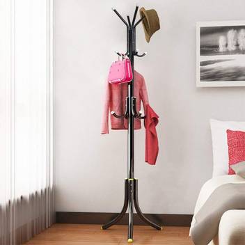 Ada Wrought Iron Coat Rack Hanger Creative Fashion Bedroom For Hanging Clothes Shelves Wrought Iron Racks Standing Coat Rack Black Metal Coat Stand Price In India Buy Ada Wrought Iron Coat