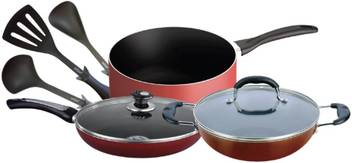 Nolta Popular Series 7pcs Induction Bottom Cookware Set Price In India Buy Nolta Popular Series 7pcs Induction Bottom Cookware Set Online At Flipkart Com
