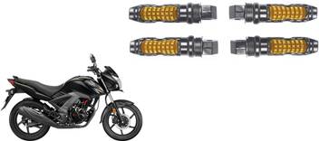 Autovhpr 4 Designer Stylish Yellow Foot Rest For Honda Cb Unicorn