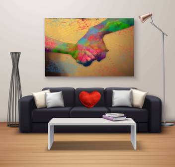 Radanya Hands Diy Wall Art Picture Printed Canvas Paintings For