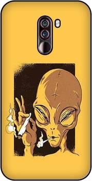 Printmaa Back Cover For Xiaomi Redmi Poco F1 Alien Smoking Printmaa Flipkart Com Easy to install or remove the case without any troubles. flipkart