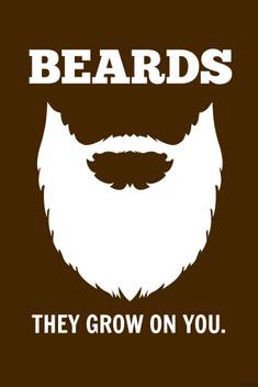 Beards Quote Paper Wall Poster Without Frame Paper Print Quotes