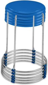 Meded Meded Stainless Portable Chrome Steel Multi Purpose Stool