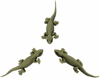 soft rubber lizard toy