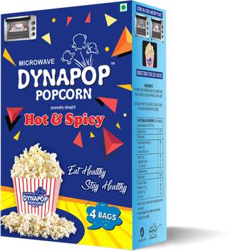 Dynapop Microwave Popcorn Hot Y 400g Pack Of 4 Dynapop Microwave Popcorn Hot Y
