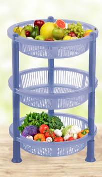 Get the best deal for tiered basket stand from the largest online selection at ebay.com. Fable Plastic 3 Tyre Multipurpose Basket Stand Rack For Fruit And Vegetable Fruits Vegetables Kitchen Rack Price In India Buy Fable Plastic 3 Tyre Multipurpose Basket Stand Rack For Fruit And Vegetable