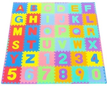 alphabet play mat