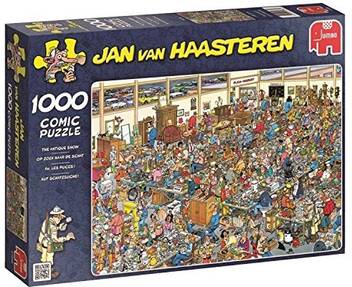 Jumbo Jan Van Haasteren The Antique Show Jigsaw Puzzle 1000 Piece Jan Van Haasteren The Antique Show Jigsaw Puzzle 1000 Piece Shop For Jumbo Products In India Flipkart Com