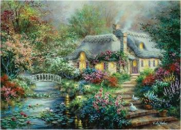 Sunsout Little River Cottage 1000 Piece Jigsaw Puzzle Little