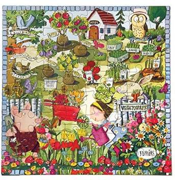 Eeboo Eebooa A A A Puzzle Grown Your Garden 1 Pieces